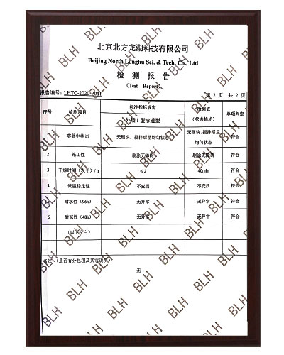 水性滲透底涂檢測報(bào)告